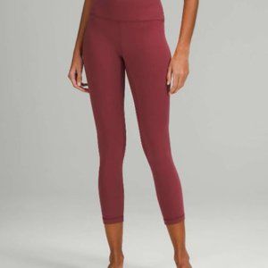 Lululemon Align High-Rise Crop 23" Mulled Wine (MLWI) size 12 EUC